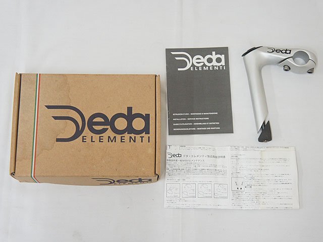 4978【Deda ELEMENTI 未使用 ステム 80mm クランプ26.0mm】自転車 パーツ 部品