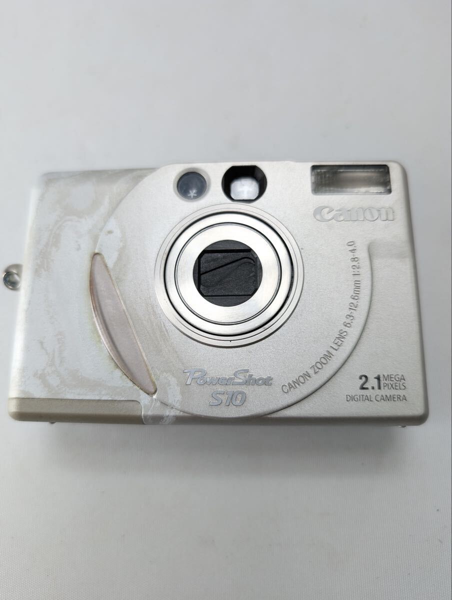 1円スタート　Canon PowerShot S10 キャノン パワーショット デジタルカメラ オールドコンデジ レトロ 現状品 管理Do 0085
