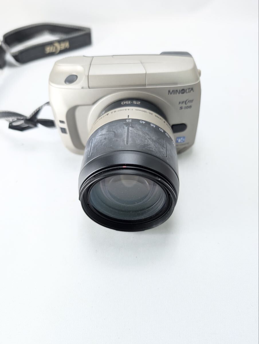 【希少】 Minolta ミノルタ Vectis S-100 + V LENS 25-150mm APS一眼レフ フィルムカメラ 管理Do138
