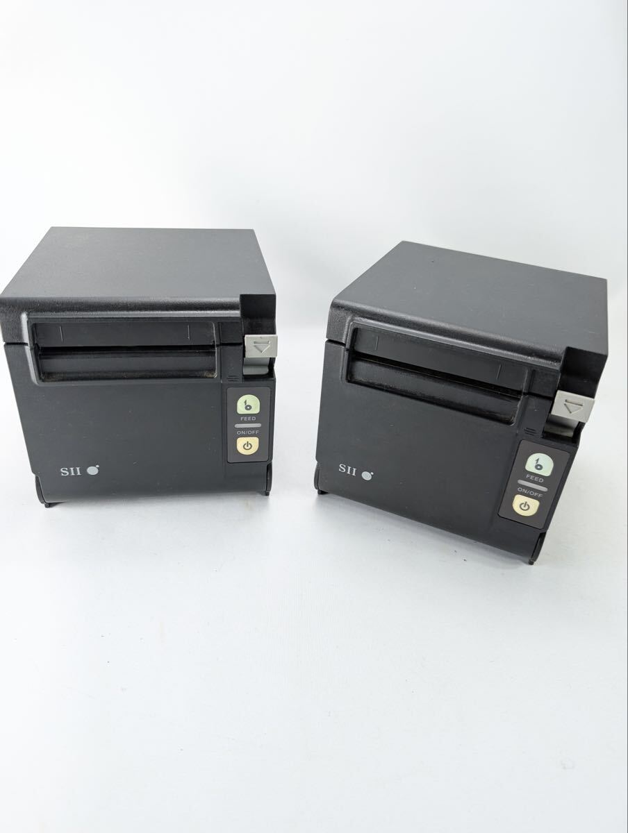 【2台セット】SII セイコーインスツル サーマルプリンター RP-D10 レシートプリンター 現状品 管理林2