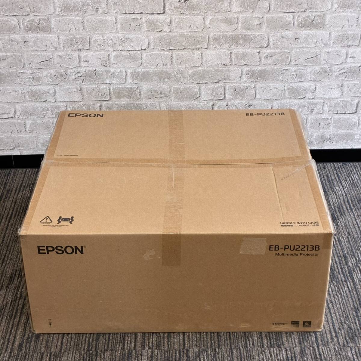 【未使用】EPSON EB-PU2213B 13000lm 4K対応 プロジェクター 本体 0H エプソン 黒 レンズなし【247-S1】