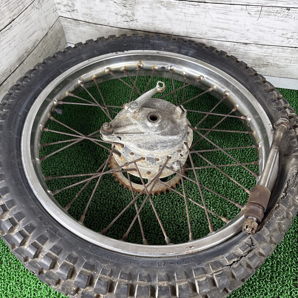 HONDA エルシノア MT125 リアホイール