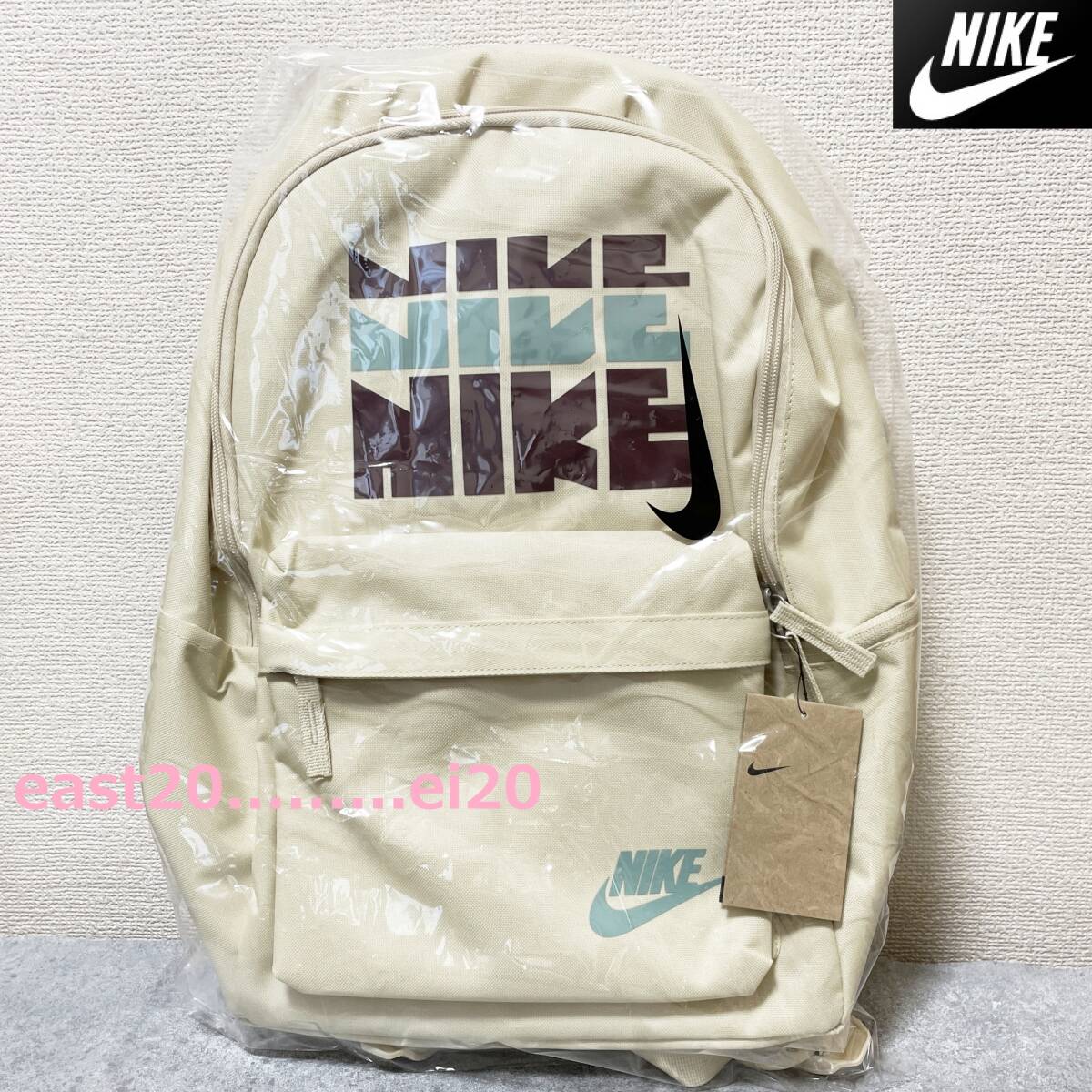 新品 NIKE Heritage Backpack ナイキ ヘリテージ ゴツナイキ バックパック 25L ライトカーキ 未使用 HV6614 リュック デイパック バッグ