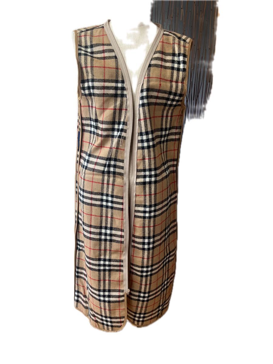 H04011② 1円〜 BURBERRY バーバリー ジレ ベスト ライナー 