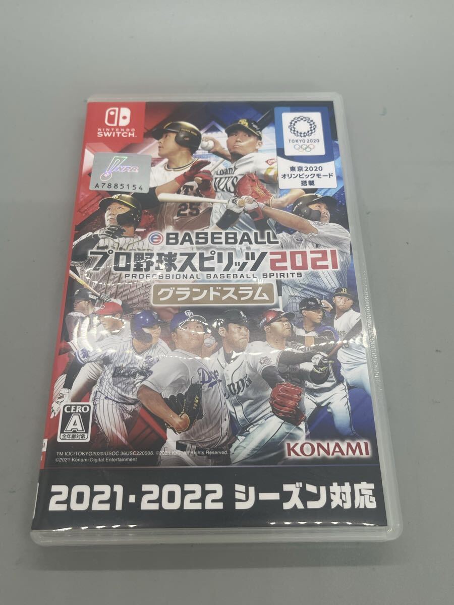 T0492② 1円〜 Nintendo Switch ソフト eBASEBALL プロ野球スピリッツ2021 グランドスラム