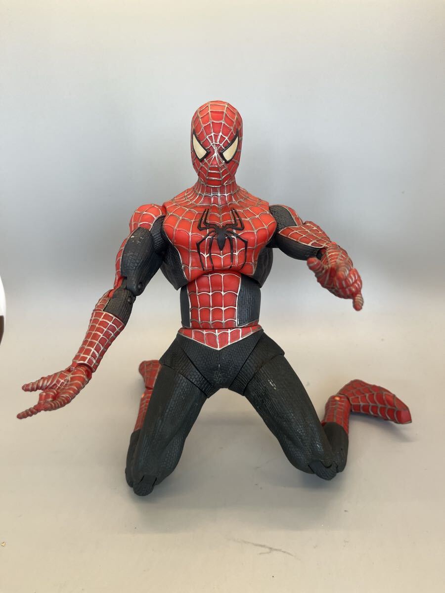 S04116② 1円〜 TOYBIZ スパイダーマン アクションフィギュア 2004 ソフビ