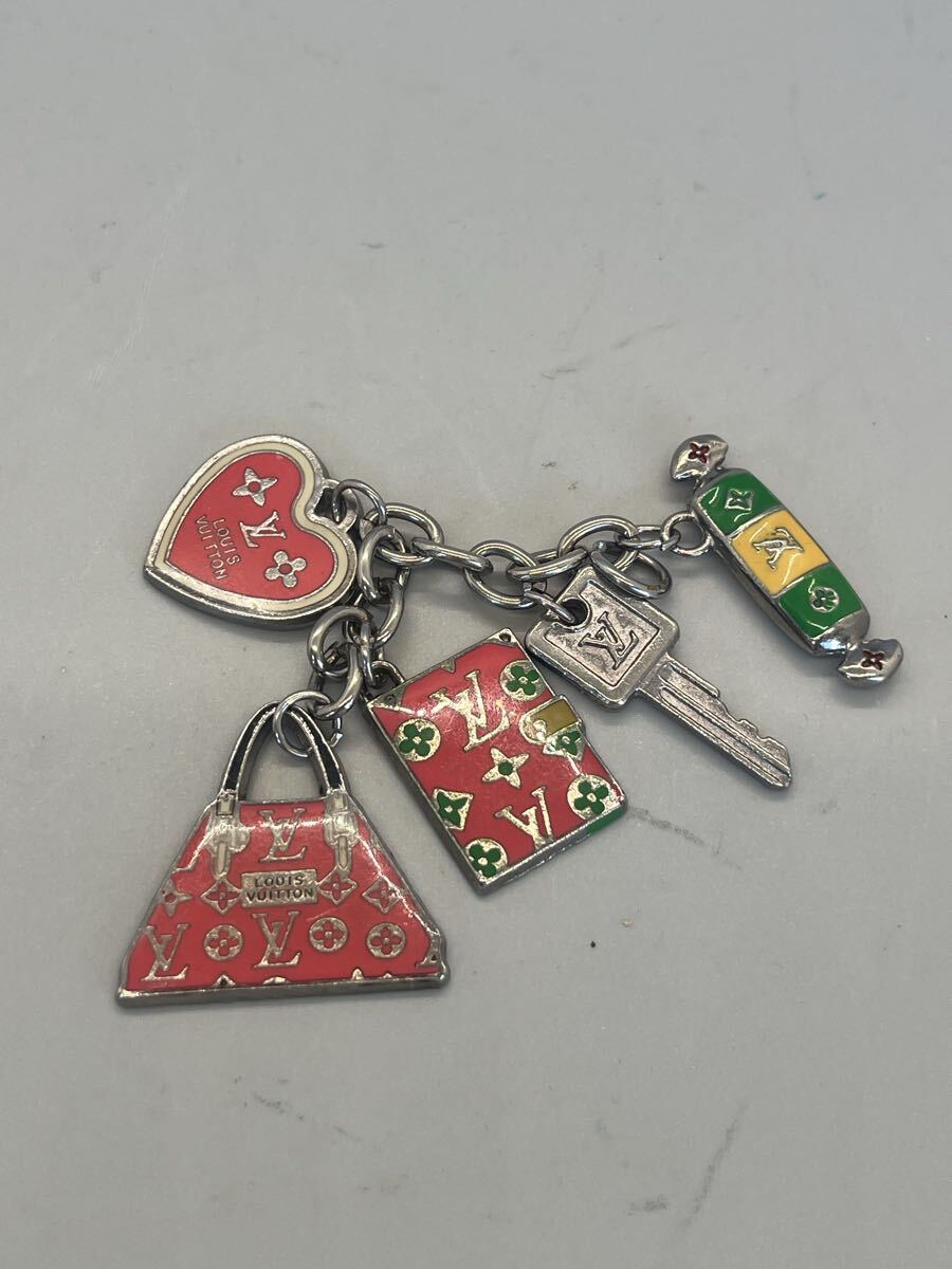 H04111② LOUIS VUITTON ルイヴィトン バッグチャーム キーホルダー