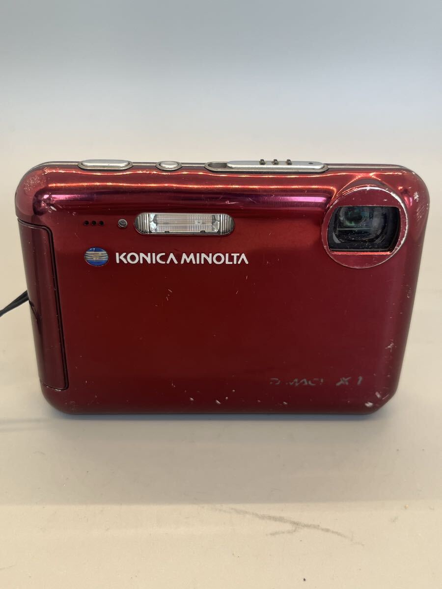T04112② 1円〜 KONICA MINOLTA コニカミノルタ コンパクトデジタルカメラ DiMAGE レッド系