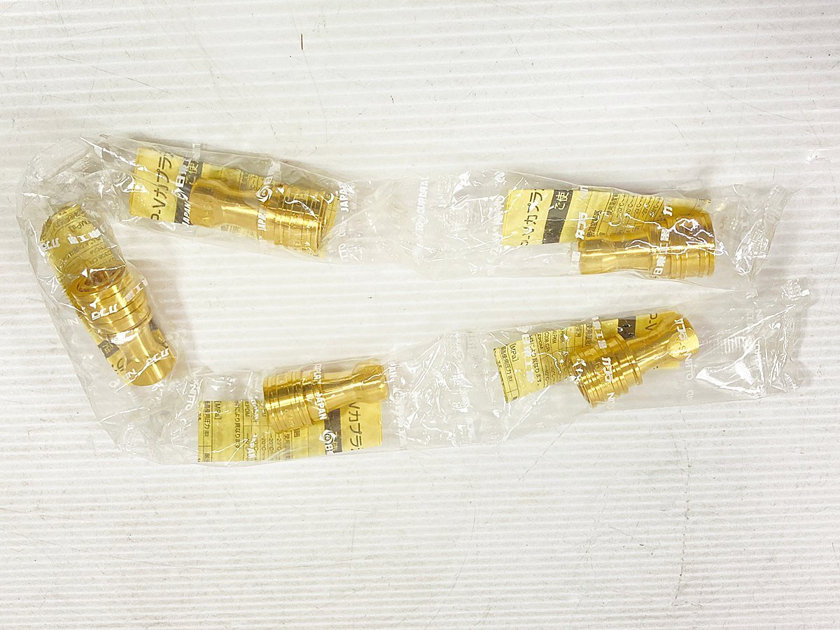 ∞【未開封/未使用】NITTO 日東工器 SPカプラ TypeA 1S-A 真鍮製 5点 まとめ売り ソケット Rc1/8 ガス 空気 作動油 水 薬品 □H8