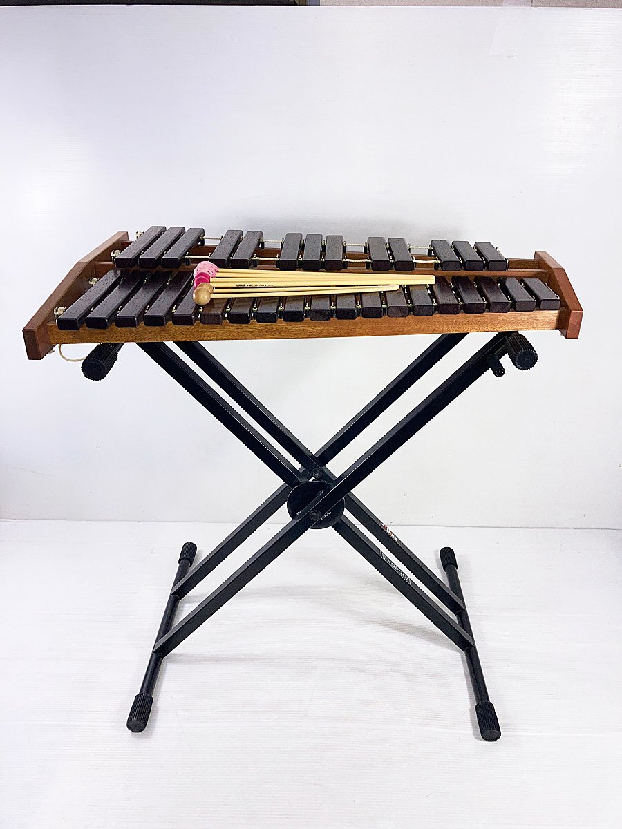 ∞ KOROGI コオロギ社 シロフォン 卓上木琴 ECO32 スタンド付 マレット付 □H8