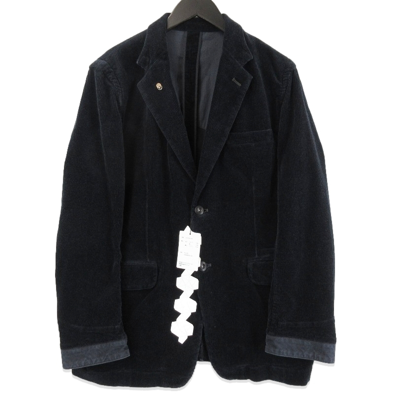 未使用 YOUTH OF THE WATER ユースオブザウォーター JACKET 253-02003 コーデュロイ チェンジボタン ブラック 黒 M 71015336