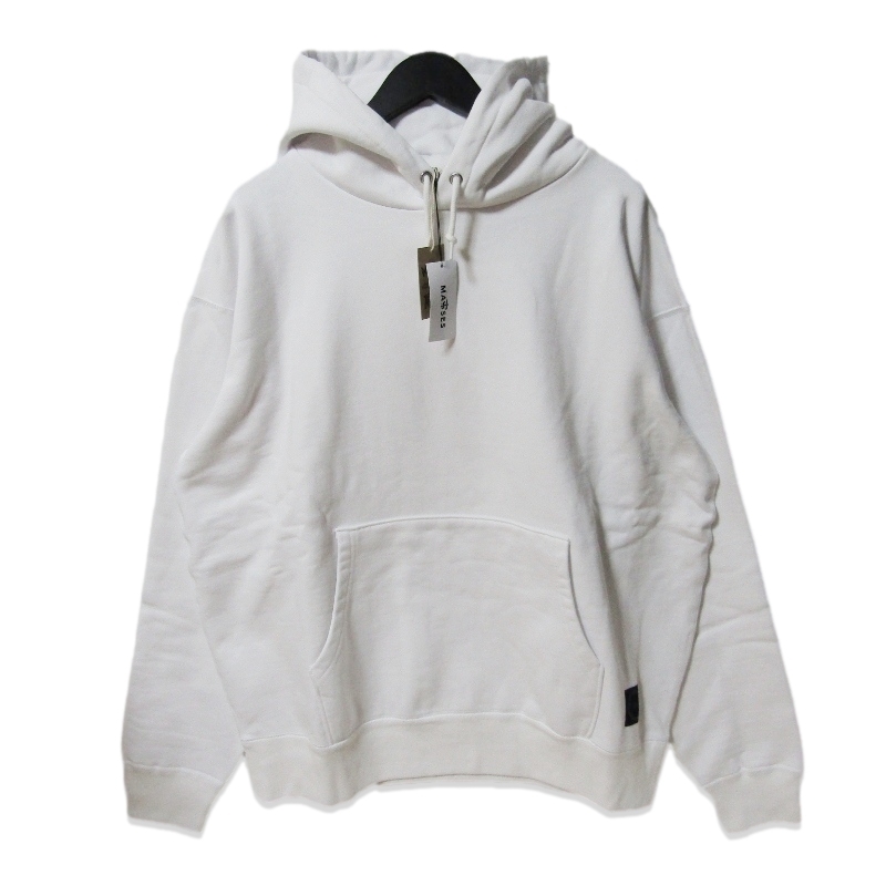 未使用 MASSES × M&M CUSTOM PERFORMANCE マシス HOODED HELL 25MM-MASSES-05 エムアンドエム ホワイト 白 M 27113272