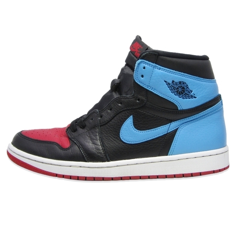 NIKE ナイキ 29cm WMNS AIR JORDAN 1 HIGH OG UNC TO CHICAGO CD0461-046 2019年製 ウィメンズ エアジョーダン1 ハイカット 黒 18001975