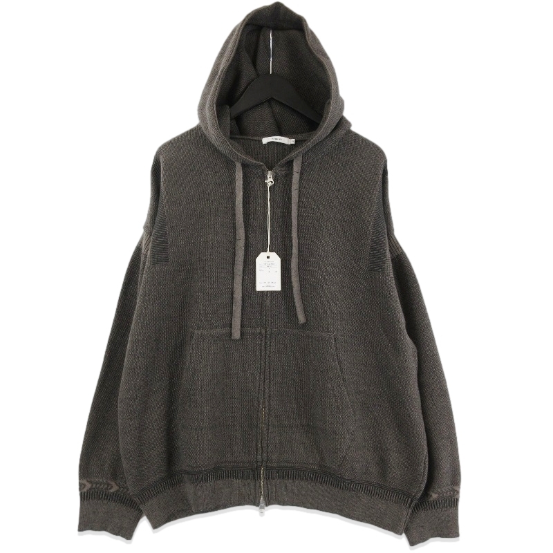 未使用 YASHIKI ヤシキ Senshun Zip Hoodie YSK-26SS-KN01 浅春ジップフーディー ジップパーカー 日本製 GREIGE 2 71015568