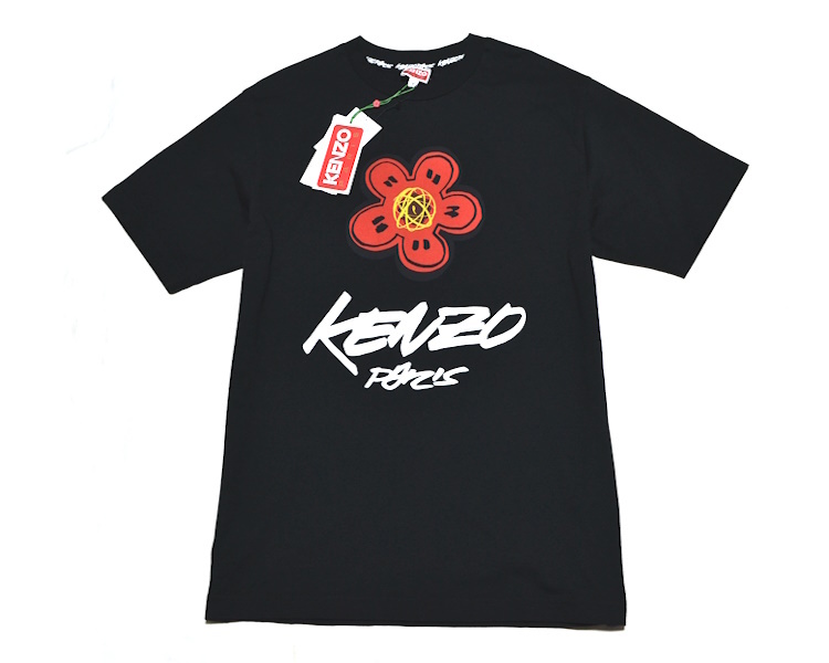 【新品】国内正規 KENZO ケンゾー 高級フラワー柄 半袖Tシャツ Mサイズ 大人のラグジュアリー 紙タグ付き 春夏 限定特価 10290