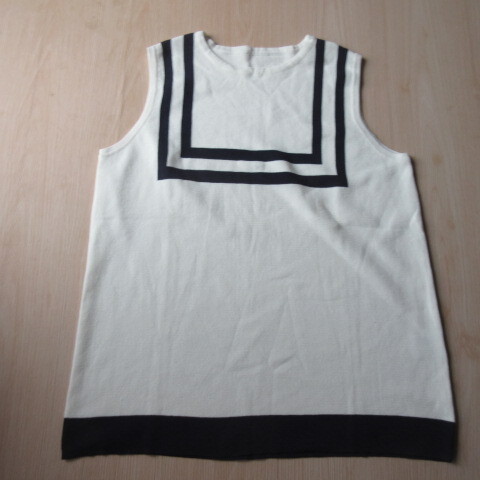 新品 ノースリーブニット LL レディース