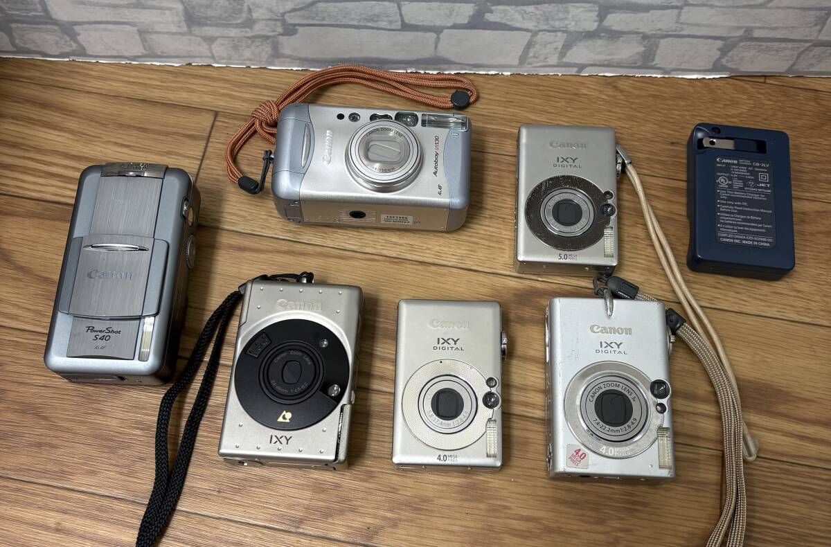 【KAMERA10.0414B】☆1円スタート！！Canon 　キャノンデジカメ　複数台セット　ジャンク　現状品コレクション☆