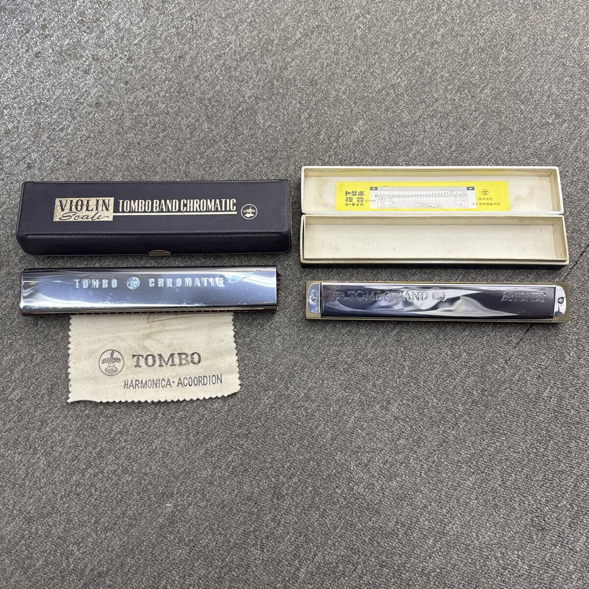 ハーモニカ TOMBO トンボ 楽器　CHROMATIC 28 セット