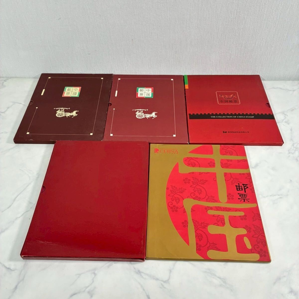 中国切手アルバム 中華人民共和国郵票 1996年 中国切手　STAMPS OF CHINA2002 5冊 切手 329K5000