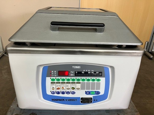 TOSEI/東静電気 V-455G-1 真空包装機 卓上量産型 2019年製 動作確認済み 家財便送料無料(沖縄・離島除く)