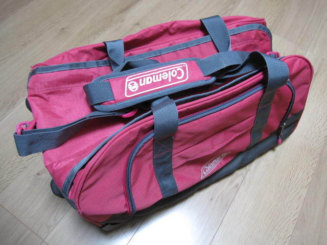 【即決価格】Coleman(コールマン) ３WAY ボストンバッグ/ボストンキャリーバッグ ピンク 美品