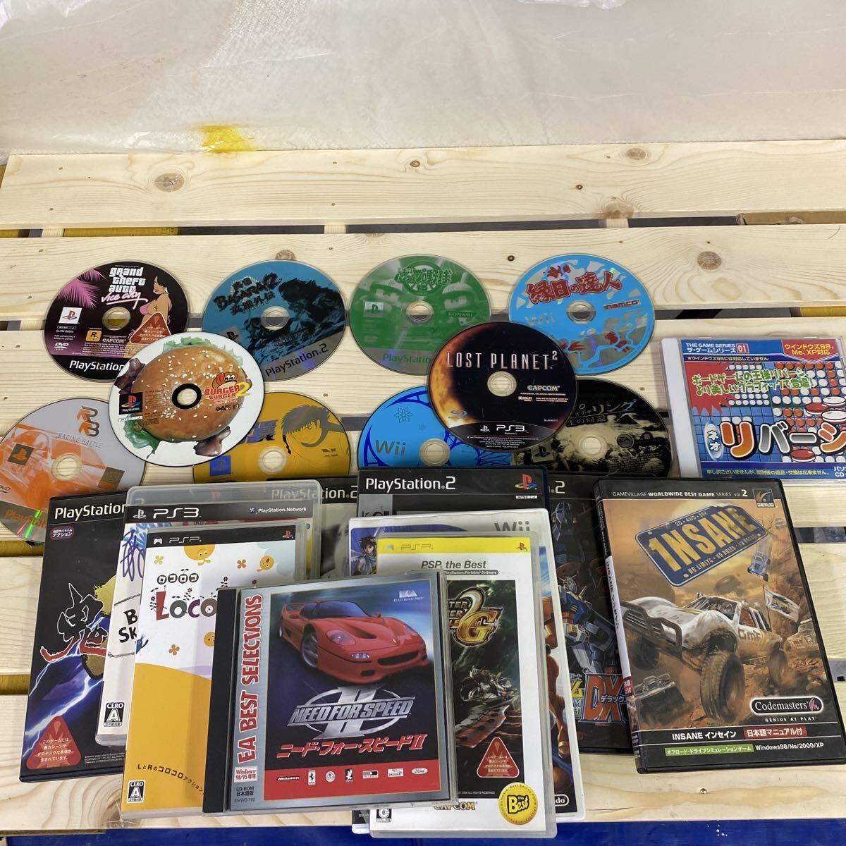 ゲームカセット21個セットまとめ ゲームソフト PSP PS3 PS2 ソフト