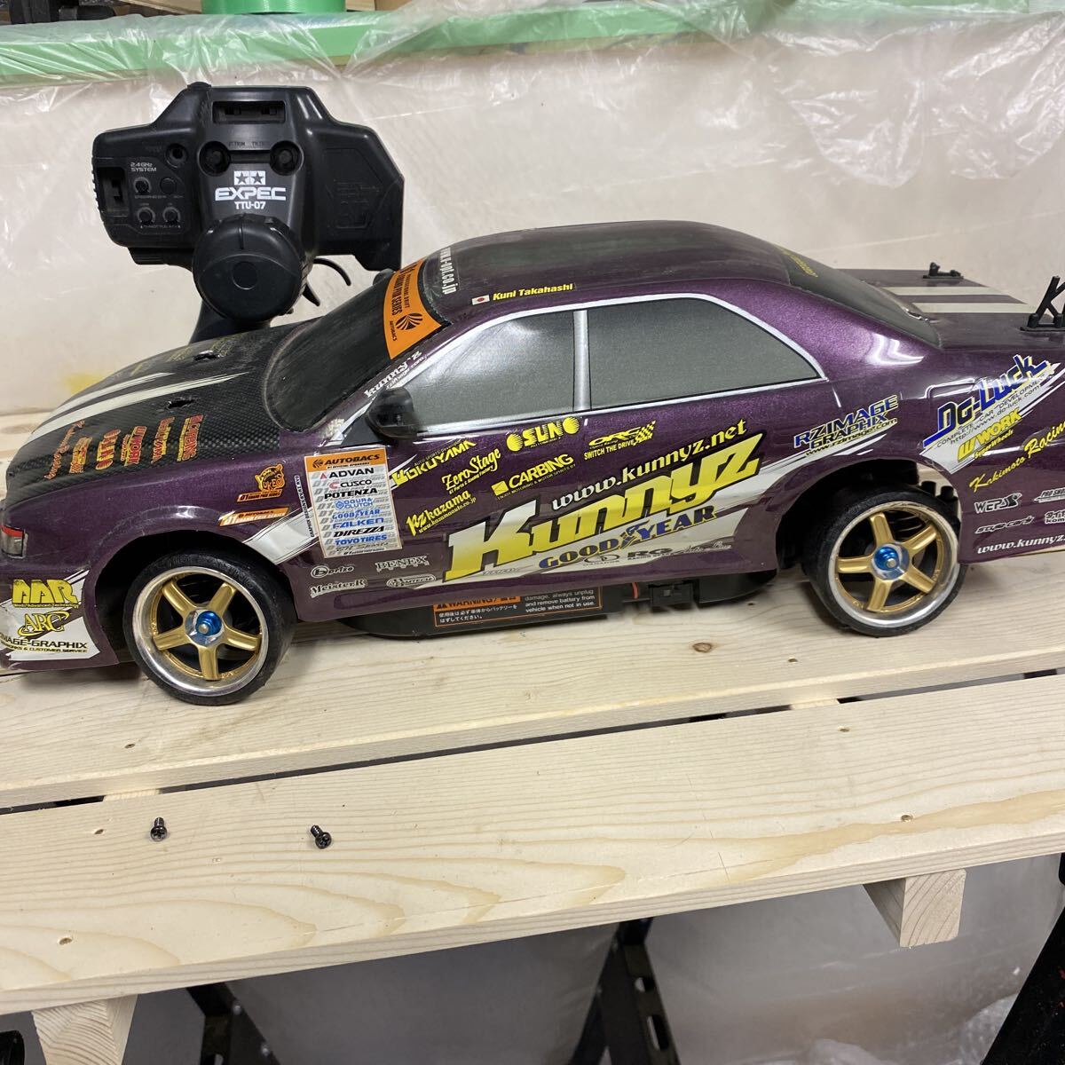 ラジコン ドリフトボディ プロポセット　タミヤTTU-07