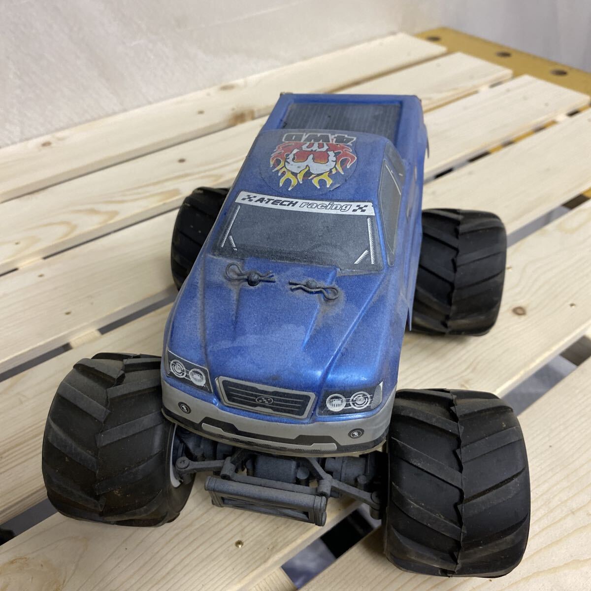 ATECH RACING モンスタートラック ラジコン 青 ジャンク