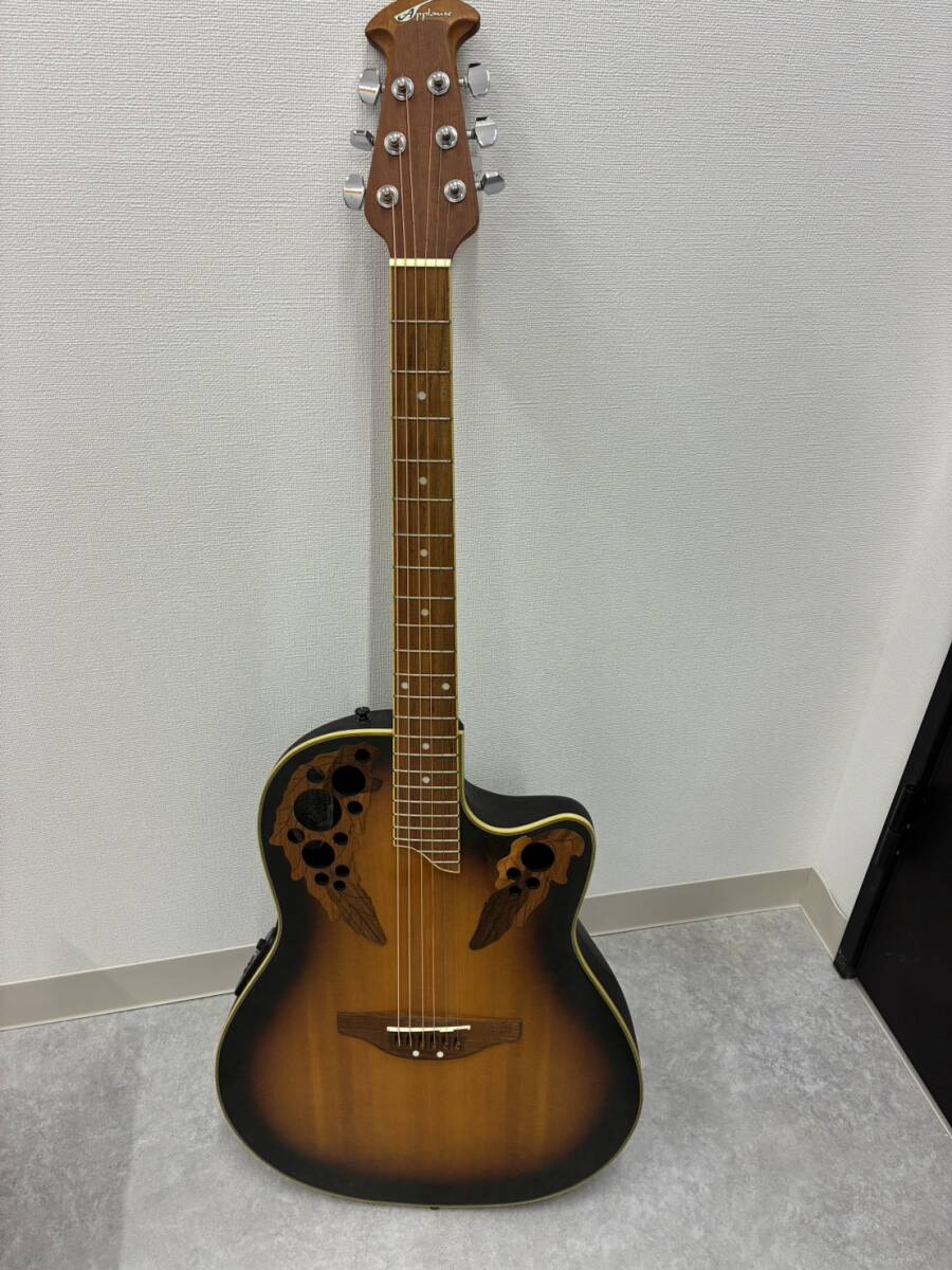 guitar applause by ovation ae148 ギター オベレーション アプローズ AE148 美品 3-067 弦楽器 アコースティックギター 1円出品 M
