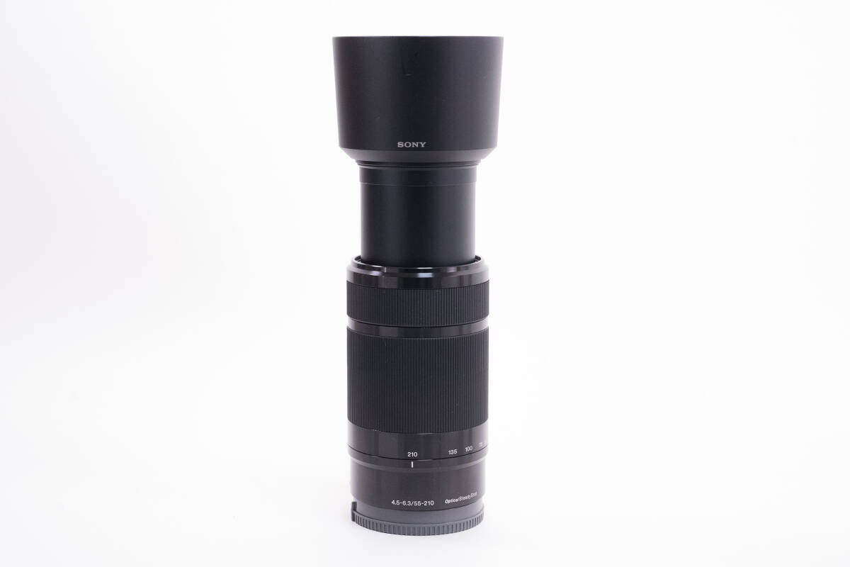 SONY E 55-210mm F4.5-6.3 OSS SEL55210 美品 動作良好 フード 箱付 α6400対応