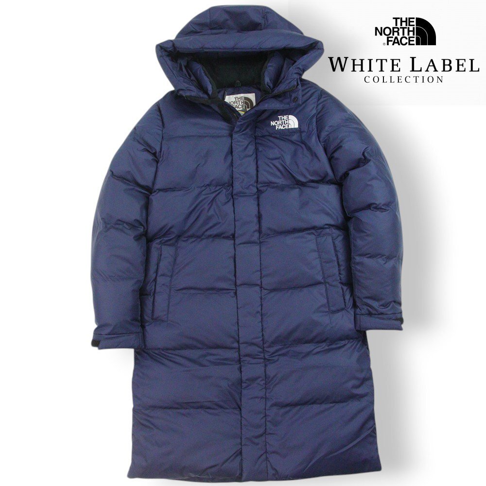 新品 ノースフェイス ホワイトレーベル NI3NN57N T-Ball Air 中綿ダウン RIVERTON T COAT 2 ベンチコート 紺 INK L/100【参考価格￥38,500-
