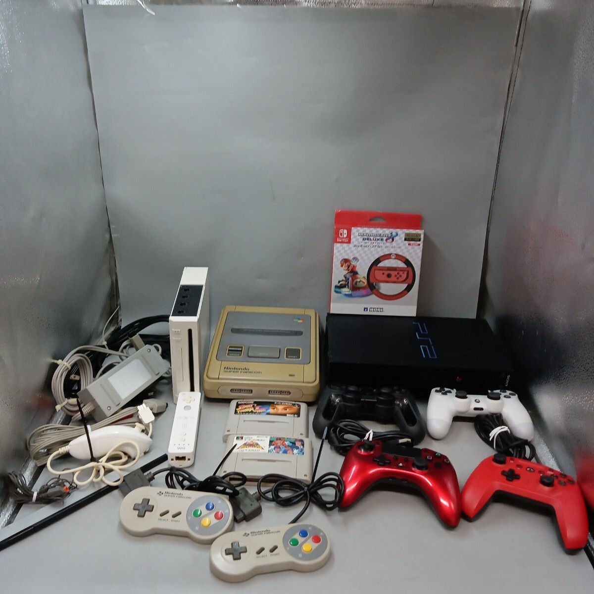C PS2 Wii スーパーファミコン コントローラー ソフト セット ゲーム機 まとめ 動作未確認