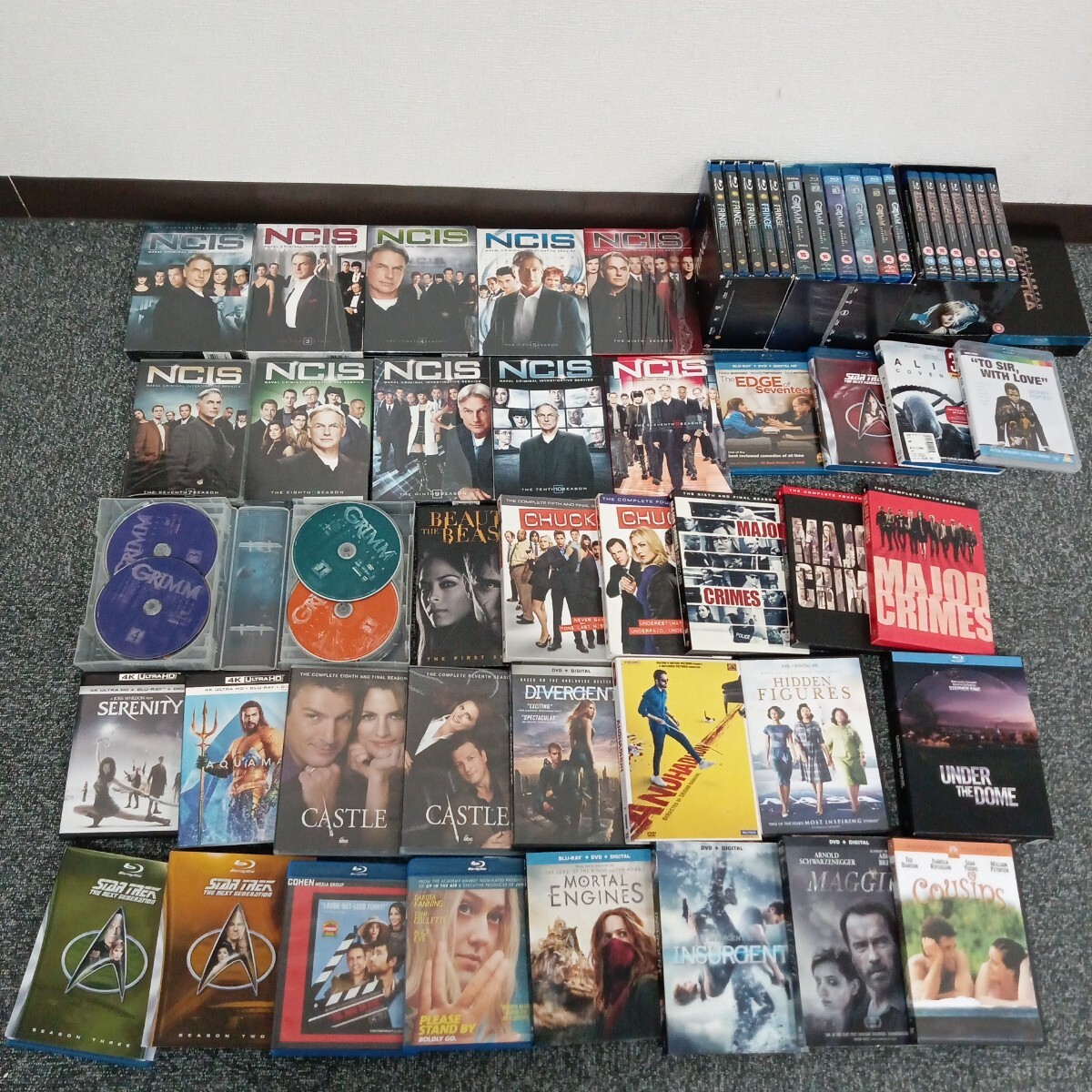 A 洋画 映画 ドラマ DVD DVD BOX Blu-ray 40個セット まとめ売り NCIS STAR TREK AQUAMAN 等