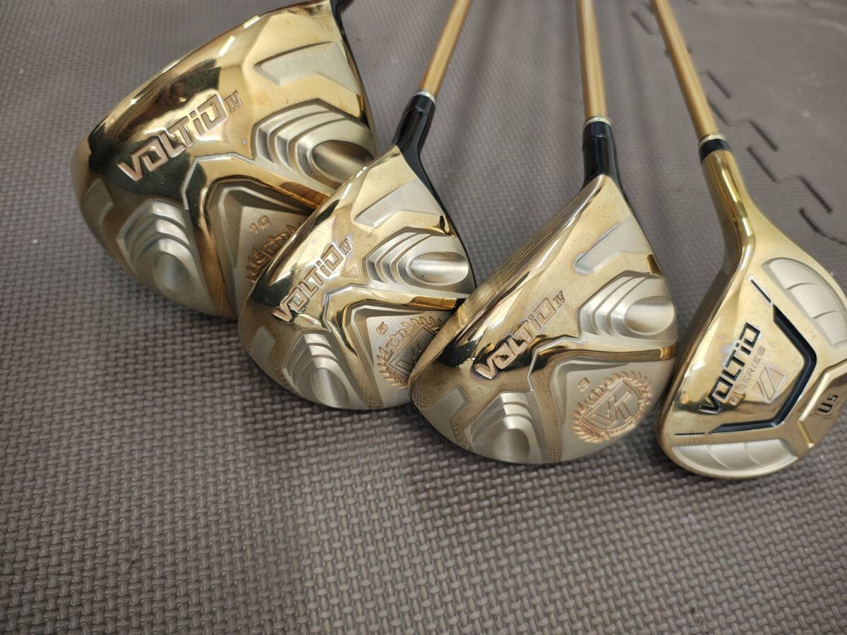 F カタナゴルフ VOLTIO Ⅳ 10.5.3G SERIES U5 4本おまとめ [中古]