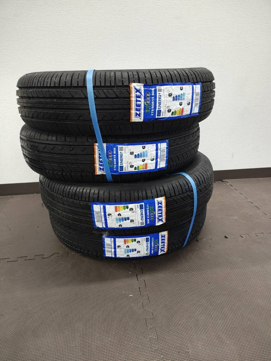 D 未使用タイヤ ZEETEX ZT1000-34 175/80 R15 90s 24年製