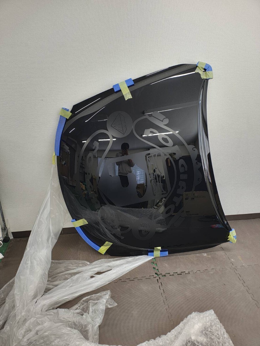 D レクサス GS 10系 純正 ボンネット GRL10/GRL11/GRL12/GRL16/AWL10/GWL10 ステッカー有り [中古美品] 神奈川県 直接引取のみ