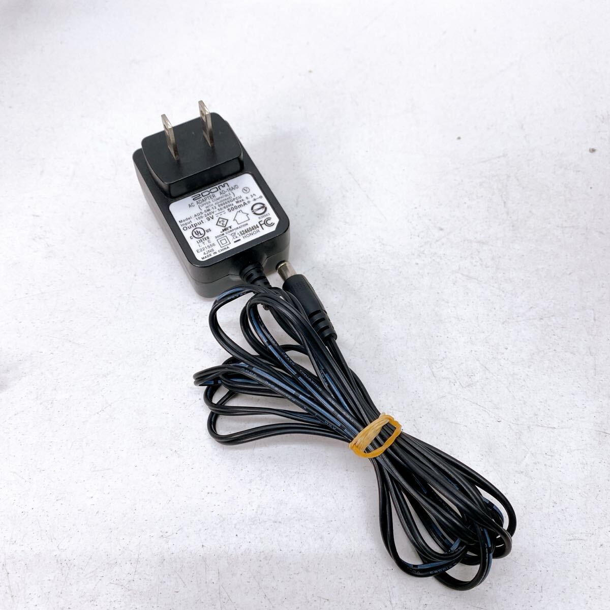 Zoom ACアダプターAD-16A/D DC 9V センターマイナス 管理A525