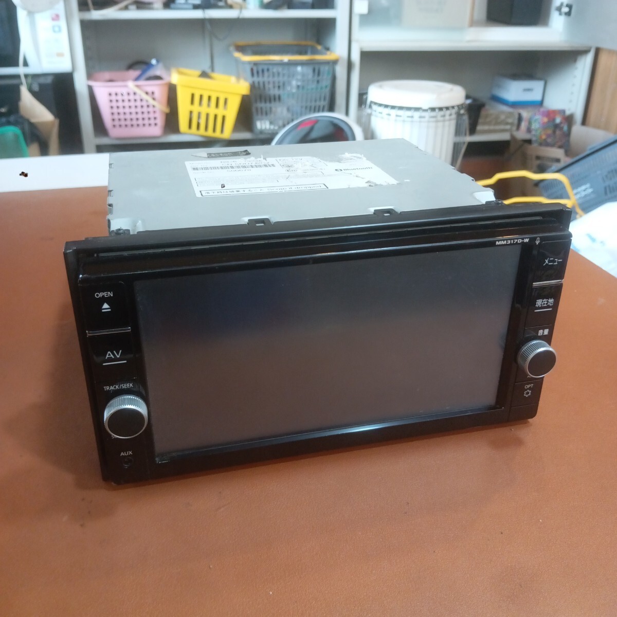 日産 MM317D-W CD DVD カーナビ メモリーナビ
