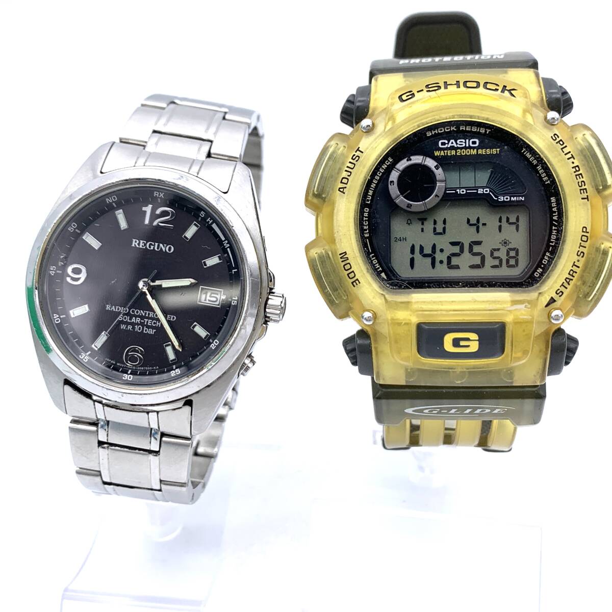 AY3490■【動作未確認】CASIO カシオ G-SHOCK DW-9000 REGUNO レグノ 時計 2本セット まとめ 現状品 売り切り 1円スタート