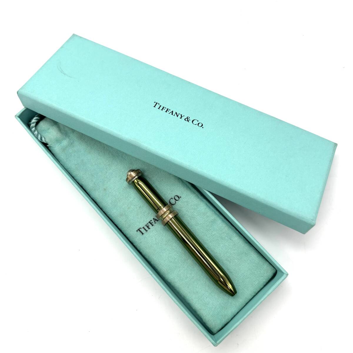 AY3578■【総重量 約21.9g/925刻印あり】TIFFANY＆Co. ボールペン パロマピカソ METAL ティファニーアンドコー 筆記用具 一円スタート