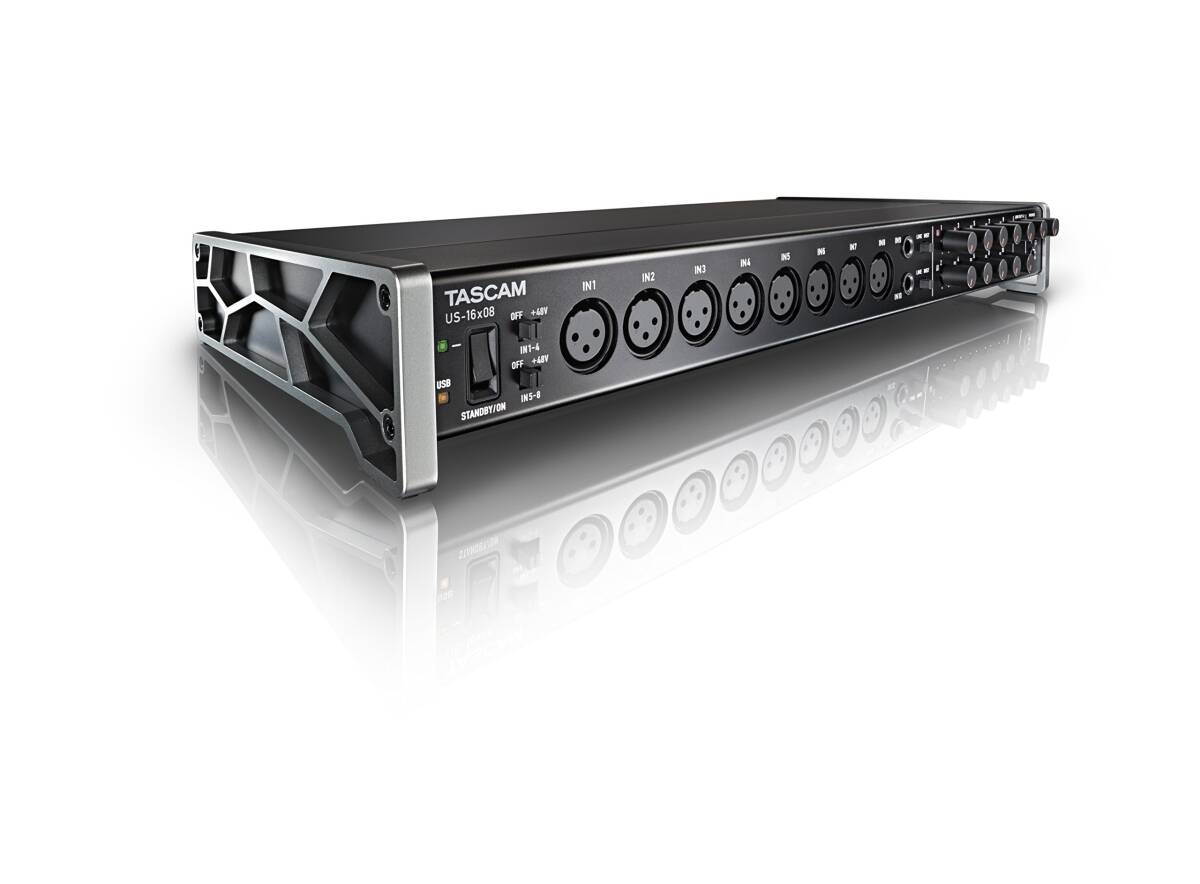 TASCAM オーディオMIDIインターフェース 16入力8出力 US-16x08　No2667