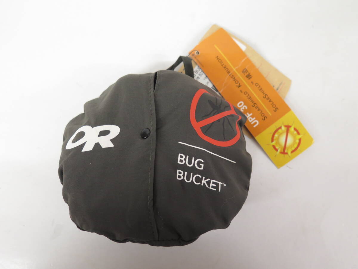 廃盤品　未使用タグ付き　Lサイズ　OUTDOOR RESEARCH アウトドアリサーチ　BUG BUCKET バグバケット　 虫対策 防虫ネット付き