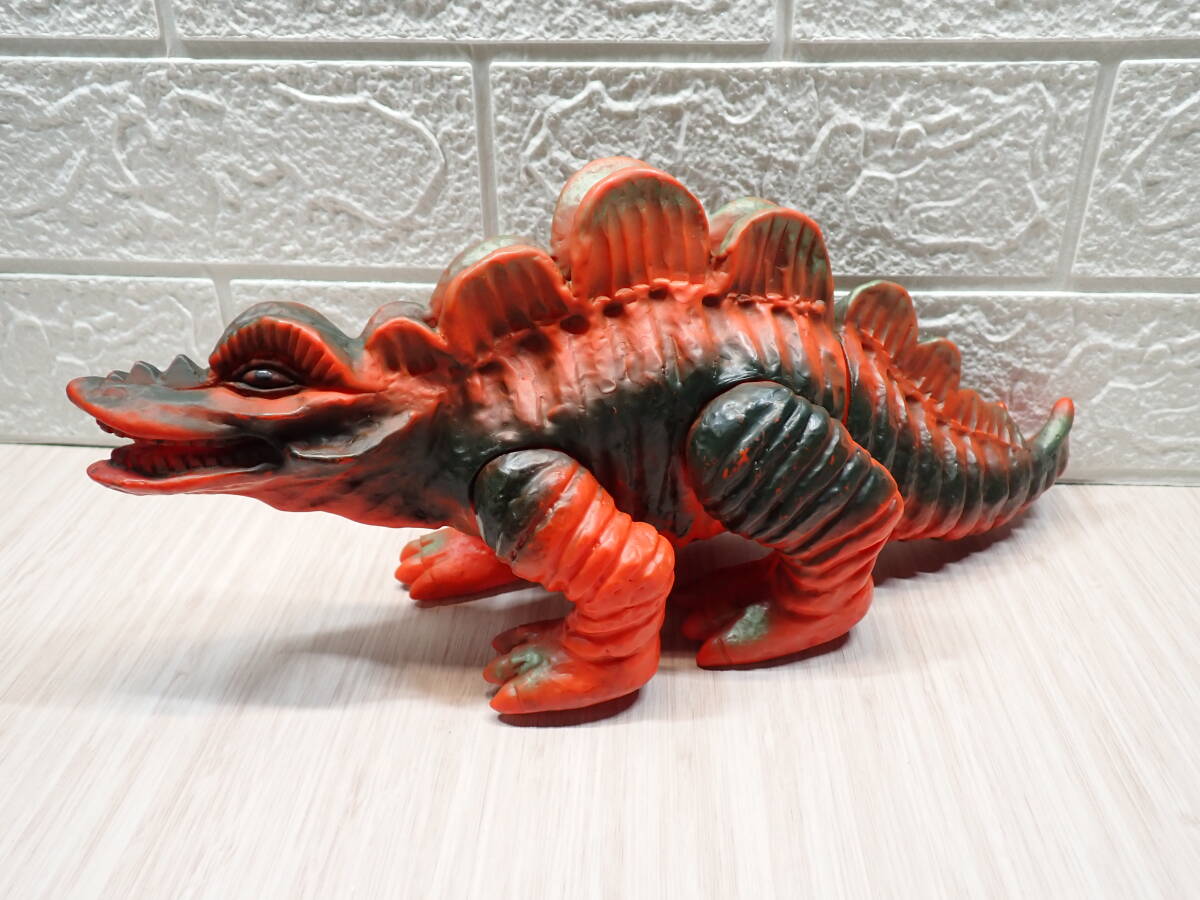 62EZ5040 三浦トーイ ステゴラー マルサン パチ怪獣 ソフビ 当時物 現状品