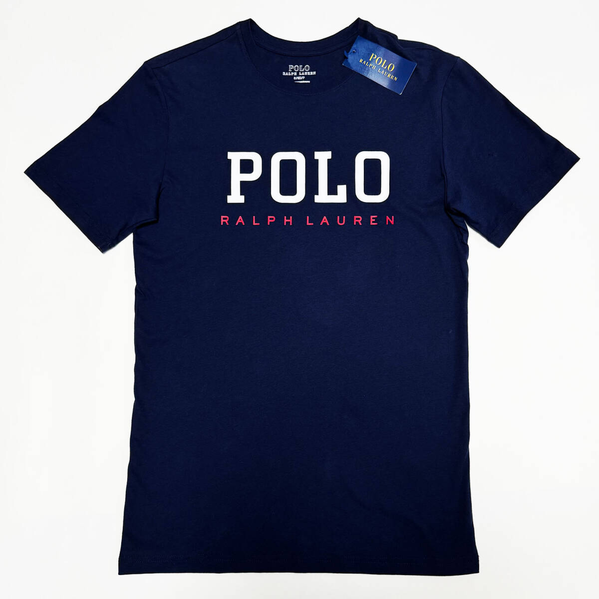 ■POLO RALPH LAUREN/ポロラルフローレン POLOプリントTシャツ ネイビーS新品■