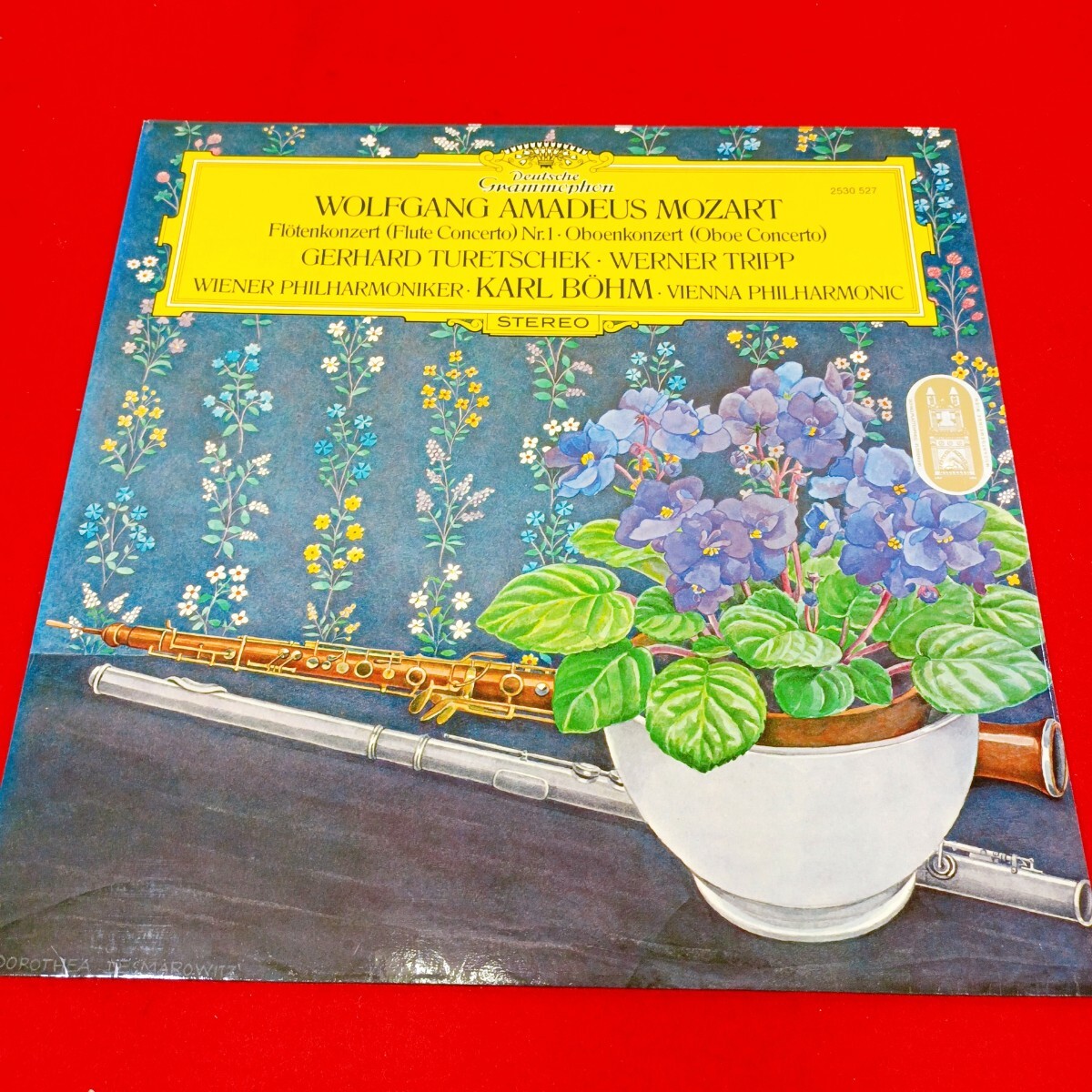 管LP127 ドイツ盤 70年代プレス DG ベーム指揮 モーツァルト オーボエ協奏曲 フルート協奏曲 ウィーンフィル 2530 527 320