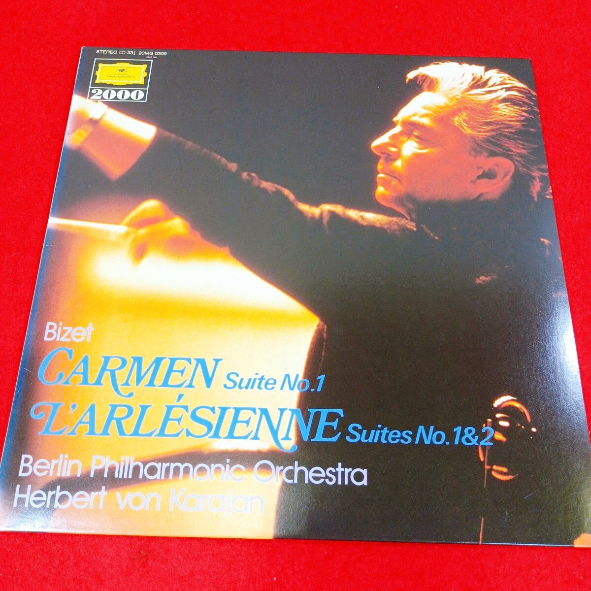 LP-K14 美盤 カラヤン指揮 ビゼー カルメン第1組曲 アルルの女 第1,2組曲 ベルリン・フィルハーモニー DG 20MG 0309 国内盤 レコード