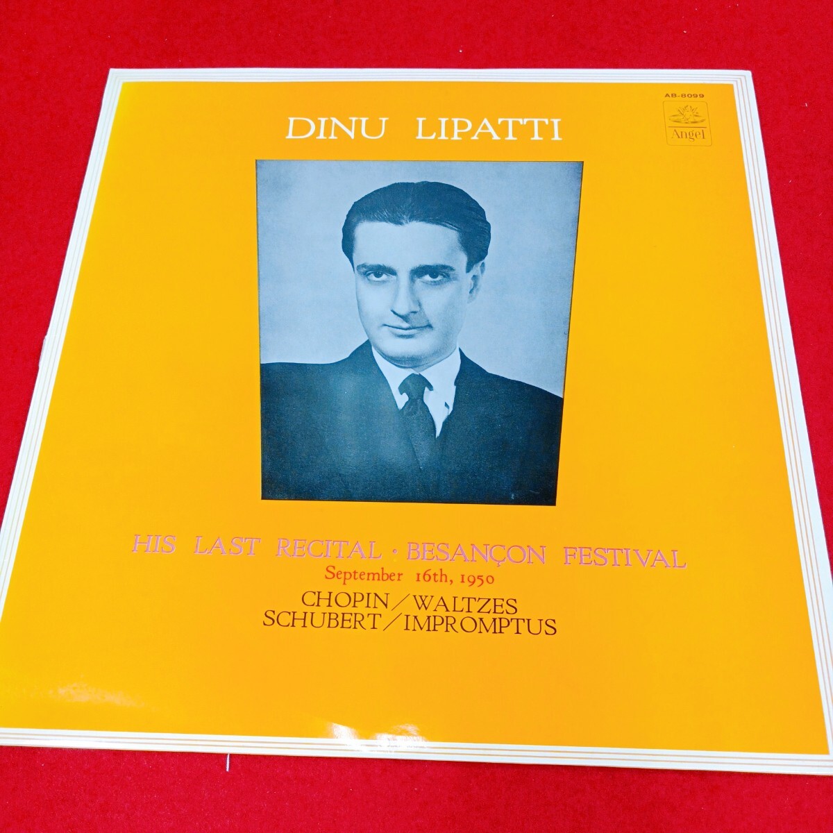 LP-K18 美盤 ディヌ リパッティ DINU LIPATTI ブザンソン告別リサイタル Angelレコード AB-8099 ブザンソン音楽祭 ワルツ集 即興曲