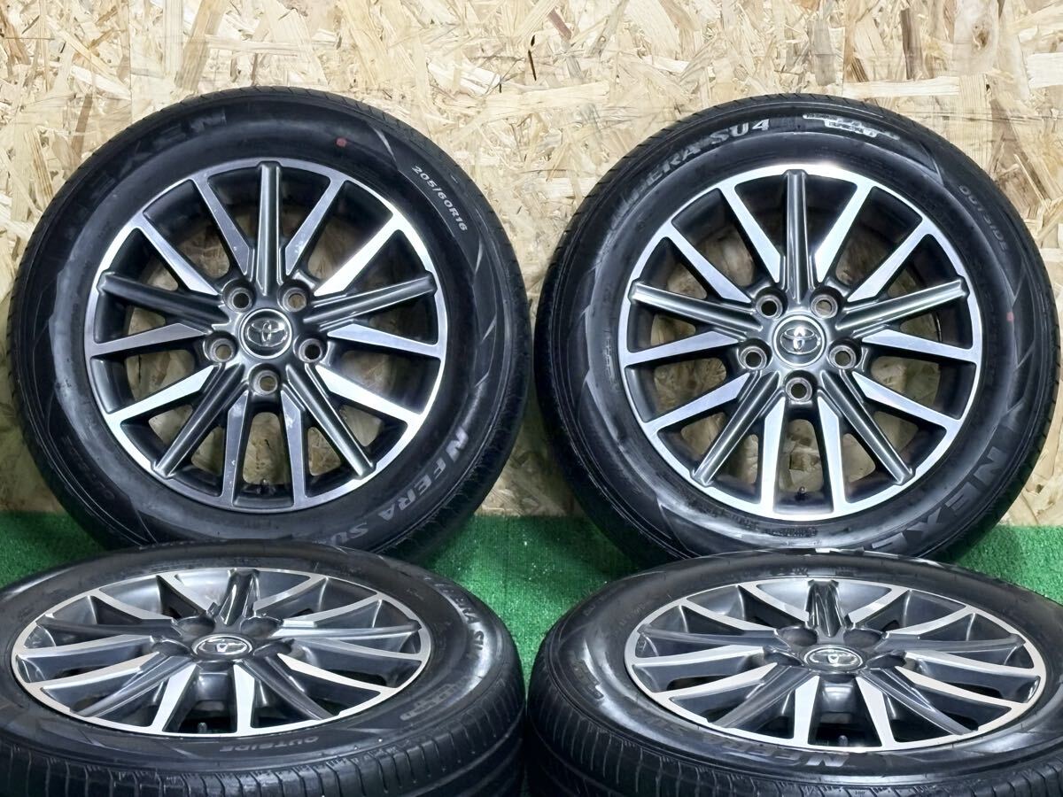 【良好品！！】トヨタ 80ヴォクシー ZS 煌 純正 16in 6J +50 PCD114.3 ネクセン 205/60R16 ノア エスクァイア 車検 純正戻し 即納可能