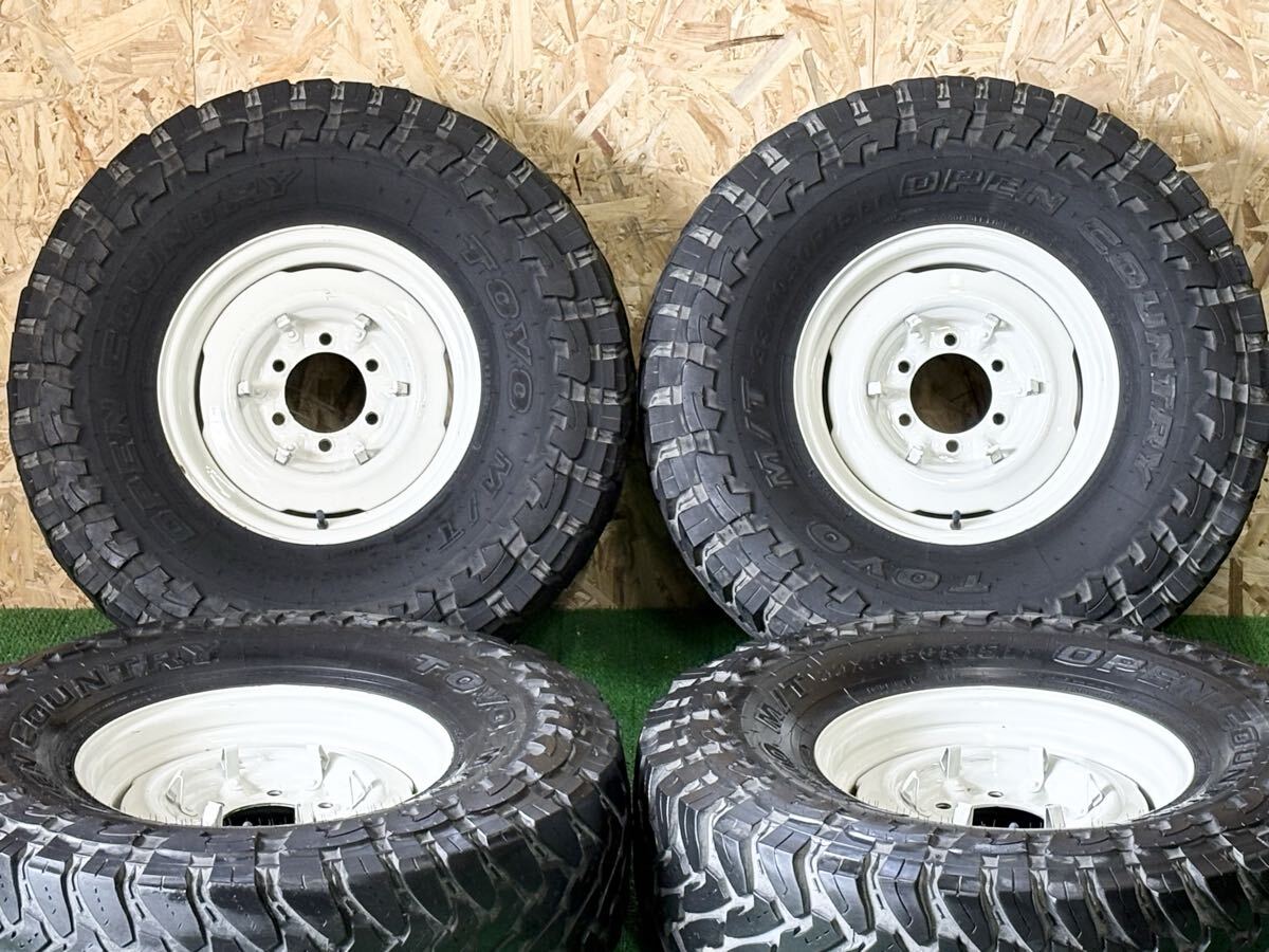 【希少！！】トヨタ ランドクルーザー40 純正 輸出用 スチールホイール 15in 5.5J ±0 PCD139.7 オープンカントリー 33×10.50R15LT 北米
