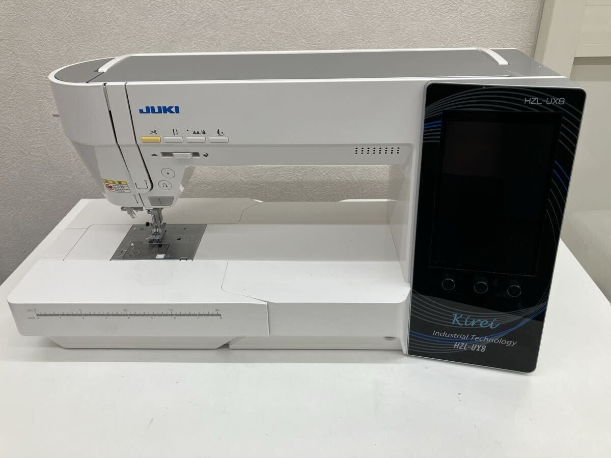 コンピュータミシン ミシン JUKI HZL-UX8 ホワイト 動作確認済【9892】 